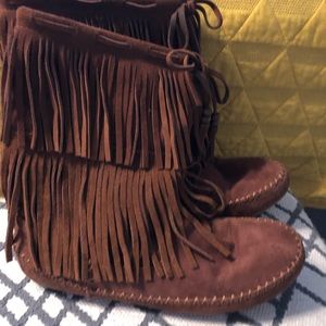 Mossimo Supply Co. fringe boots